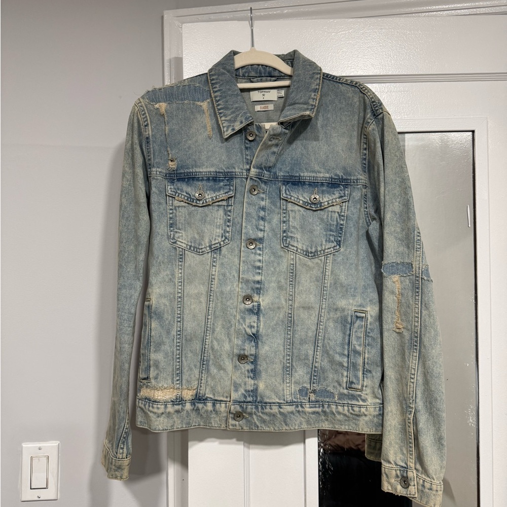 Topman Light Blue Denim Jacket